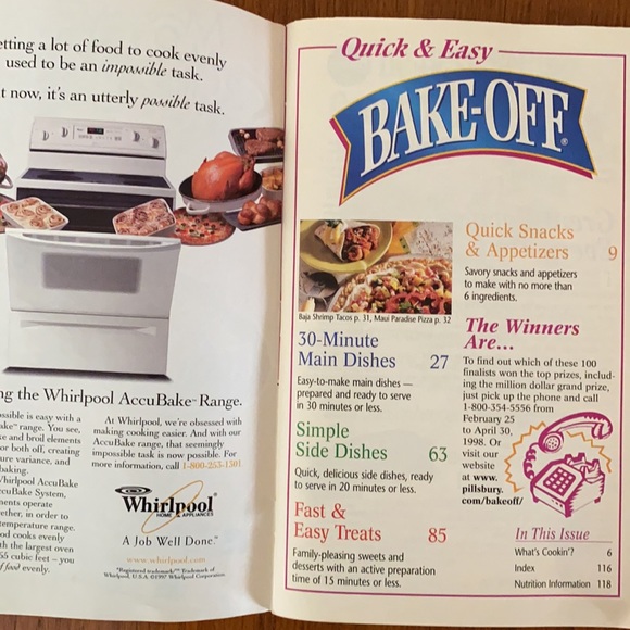 VINTAGE 1990’s Bundle of 5 Pillsbury Cookbooks - Picture 11 of 11